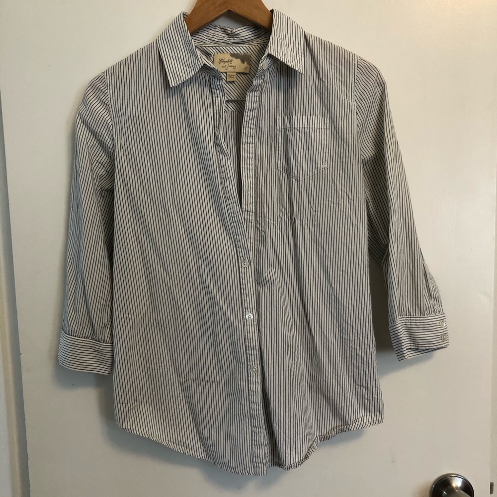 Elizabeth and Jame Button Down